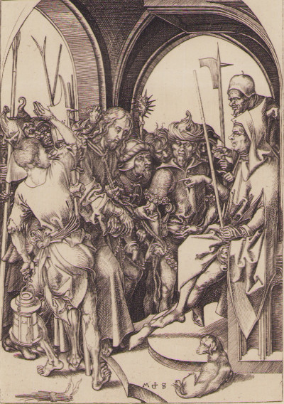 Le Christ devant Anne. 