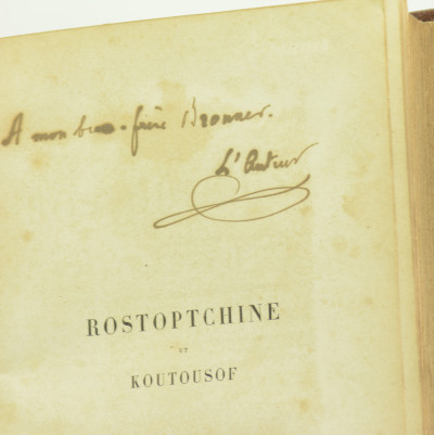 La Russie en 1812. Rostoptchine et Koutousof. Tableau de moeurs et essai de critique historique. 