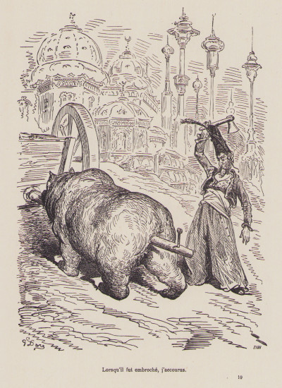 Aventures du Baron de Münchhausen. Traduction nouvelle par Théophile Gautier Fils. Illustrées par Gustave Doré. 