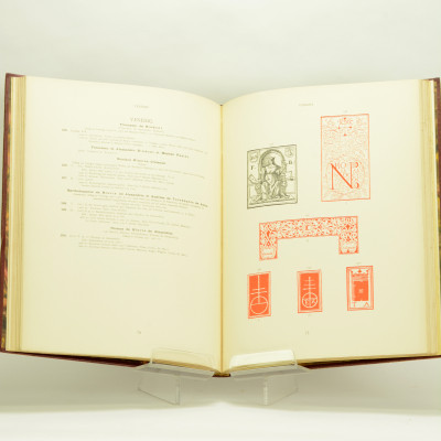 Die italienischen Buchdrucker- und Verlegerzeichen bis 1525. Herausgegeben von Dr. Paul Kristeller. 
