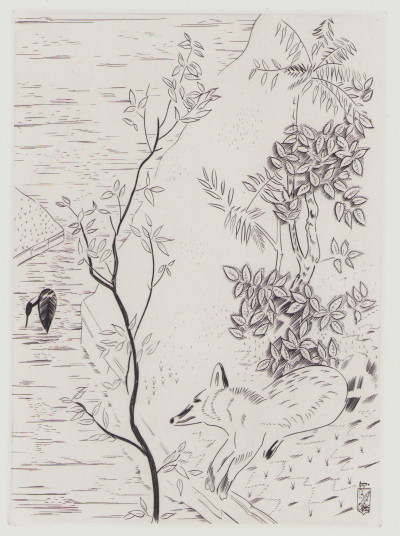 Quelques aventures de Maître Renart. Burins de Joseph Hecht. 