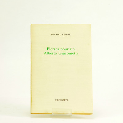 Pierres pour un Alberto Giacometti. 