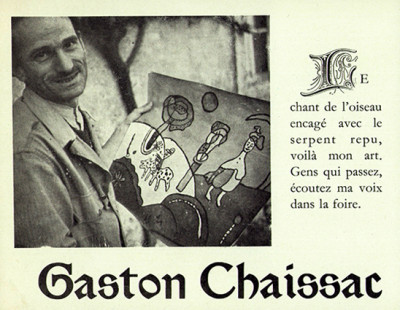 Gaston Chaissac l'homme orchestre. 