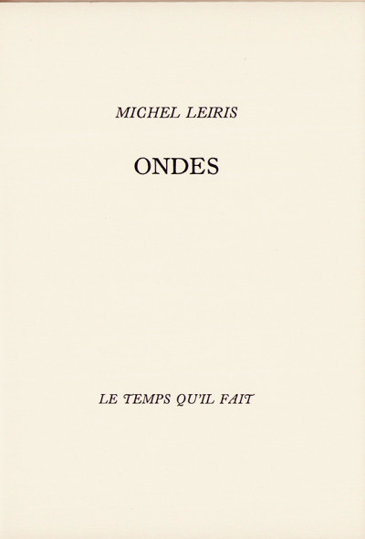 Ondes. 