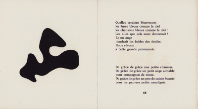 L'Ange & la Rose. Poèmes de Jean Arp & 12 dessins inédits de l'auteur. 