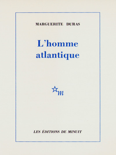 L'homme atlantique. 