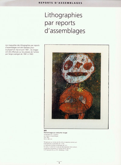 L'œuvre gravé et les livres illustrés par Jean Dubuffet. Catalogue raisonné. Préface de Daniel Abadie. 