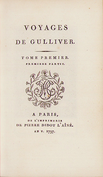 Les voyages de Gulliver. 