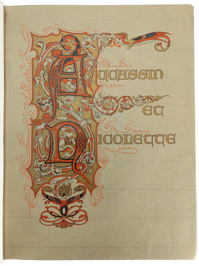 Aucassin et Nicolette. Chante-fable du XIIe siècle, mise en français moderne par Gustave Michaut. Illustrations de Léon Carré. 