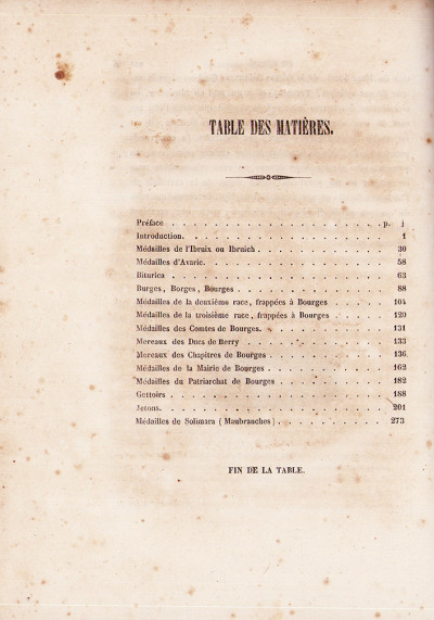 Histoire monétaire et philologique du Berry, par Pierquin de Gembloux. 