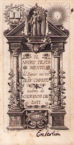 Il Nuovo Testamento del Signor Nostro Jesu Christo tradotto da Giovanni Diodati. 