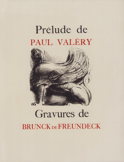 Phèdre. Tragédie de Racine. Prélude de Paul Valéry. Gravures de Brunck de Freundeck. 