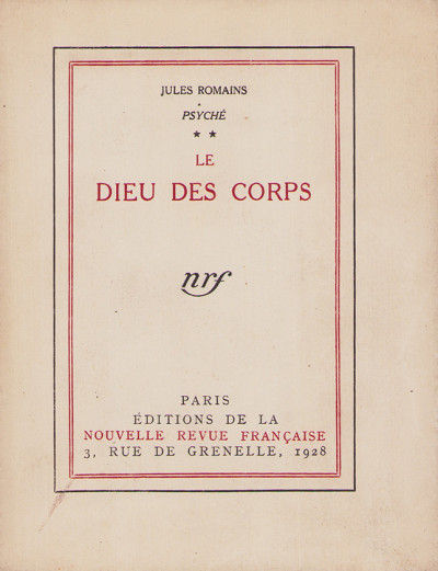 Le dieu des corps. Psyché **. 