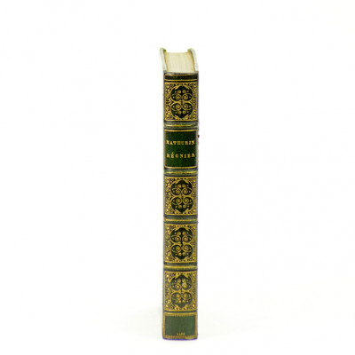 Œuvres de Mathurin Régnier, avec commentaires, revus, corrigés et augmentés. Précédées de l'Histoire de la Satire en France pour servir de discours préliminaire. Par M. Viollet Le Duc. Édition elzévirienne. 