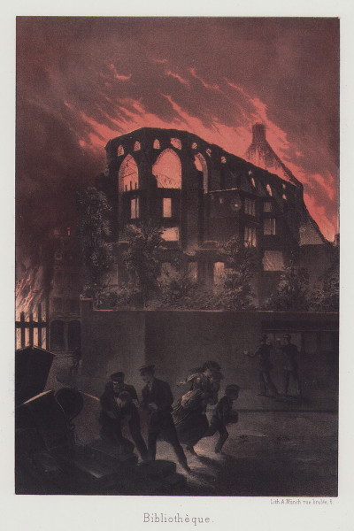 Guerre de 1870. Siège et bombardement de Strasbourg. Album. 