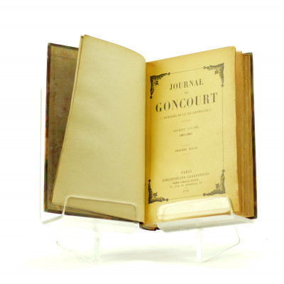 Journal des Goncourt. Mémoires de la vie littéraire. 