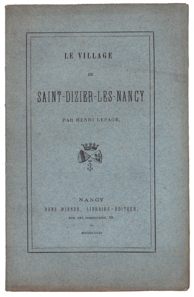 Le village de Saint-Dizier-lès-Nancy. 