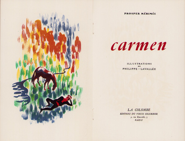 Carmen. Illustrations de Philippe-Lavallée. 