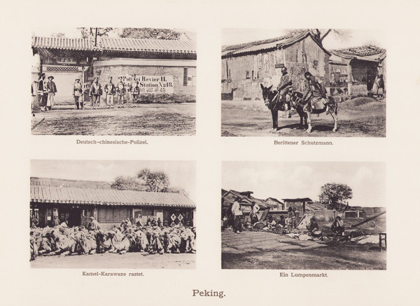 In und um Peking während der Kriegswirren 1900-1901. Nach photographischen Aufnahmen von den Herausgebern Marine-Stabsarzt Dr. Wang und Leutnant Freiherr von Meerscheidt-Hüllessem. 