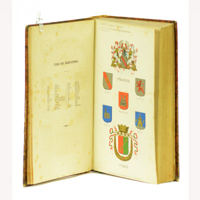 L'Alsace ancienne et moderne ou dictionnaire géographique, historique et statistique du Haut et du Bas-Rhin. Deuxième édition. 