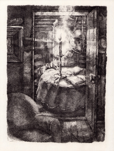 Interprétation gravée par Richard Brunck de Freundeck du Porche du mystère de la deuxième vertu de Charles Péguy, présentée par Madame Dussane. 
