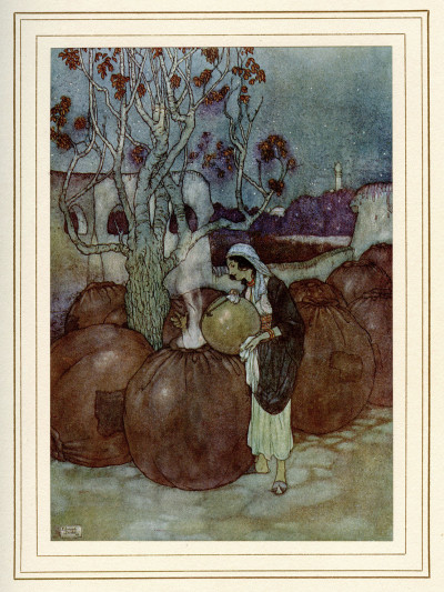 Contes des Mille et une nuits illustrés par Edmond Dulac. 