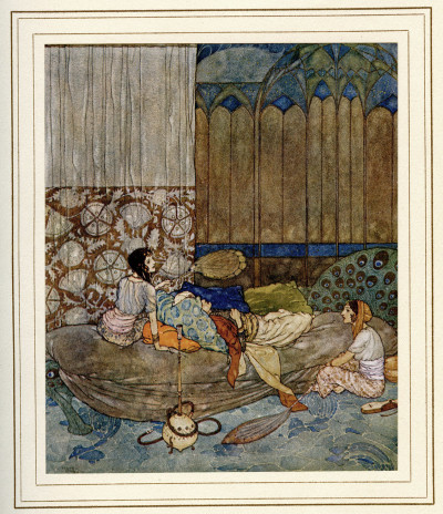 Contes des Mille et une nuits illustrés par Edmond Dulac. 