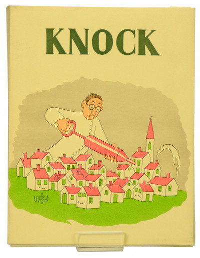Knock ou le triomphe de la médecine. Comédie en trois actes. Illustrations en couleurs de Dubout. 