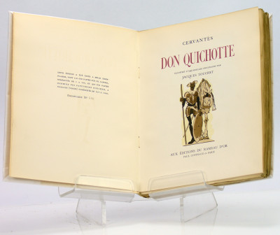 Don Quichotte. Illustré d'aquarelles par Jacques Touchet. 
