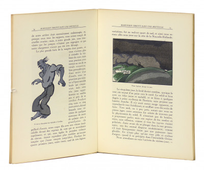 Manuscrit trouvé dans une bouteille. Traduit par Charles Baudelaire. Vignettes originales en couleurs de Pierre Falké. 