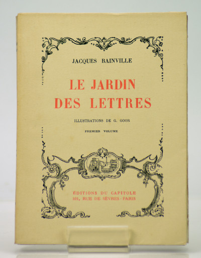 Le jardin des lettres. Illustrations de G. Goor. 