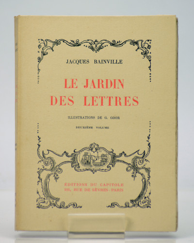 Le jardin des lettres. Illustrations de G. Goor. 