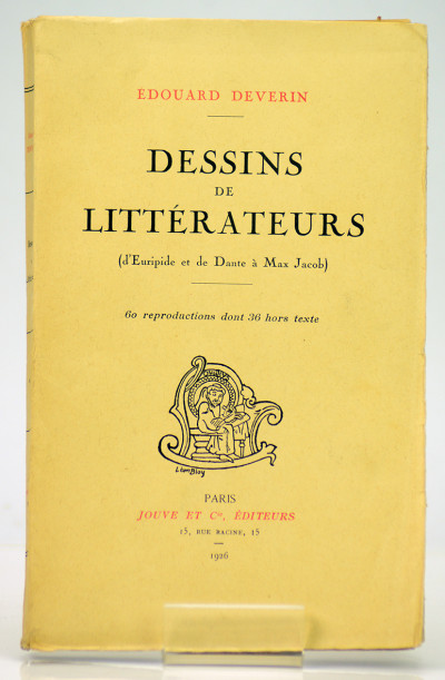 Dessins de littérateurs (d'Euripide et de Dante à Max Jacob). 60 reproductions dont 36 hors texte. 