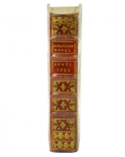 Almanach royal, année commune M. DCC. LXXXIX. Présenté à sa Majesté pour la première fois en 1699, par Laurent d'Houry, Éditeur. 