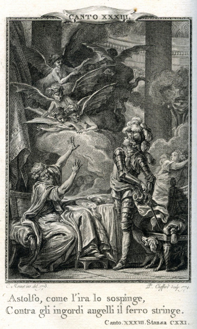 Orlando furioso di Lodovico Ariosto. 
