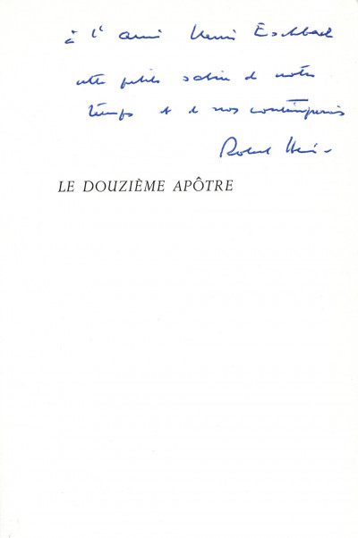 Le douzième apôtre. Conte. 
