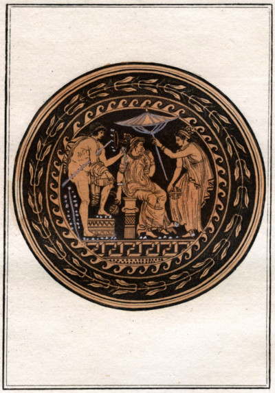 Antiquités étrusques, grecques et romaines gravées par F. A. David. Avec leurs explications, par d'Hancarville. 