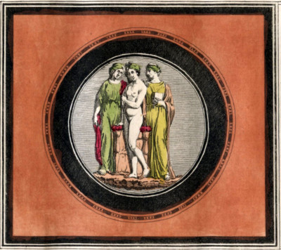 Antiquités étrusques, grecques et romaines gravées par F. A. David. Avec leurs explications, par d'Hancarville. 