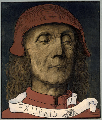 Deutsche Kleinkunst in zwei und vierzig Bücherzeichen gezeichnet von Joseph Satttler. Mit einem Vorwort von Friedrich Warnecke. 