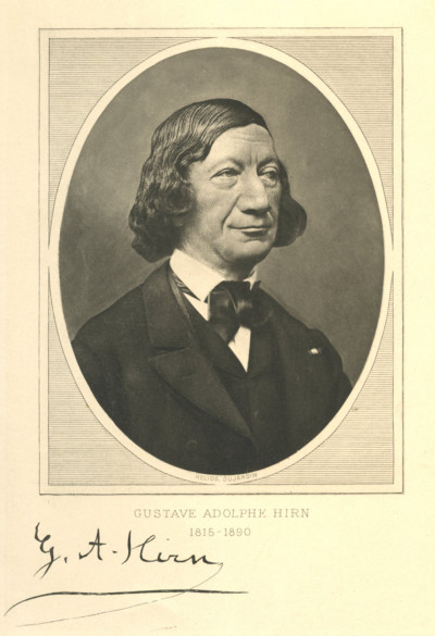 Gustave-Adolphe Hirn. 1815 - 1890. Notice biographique avec documents divers concernant la vie, la famille et les travaux de M. Hirn par M. le docteur Faudel et M. Émile Schwoerer. 