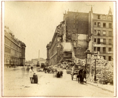 Mai 1871. Ruines de Paris. 