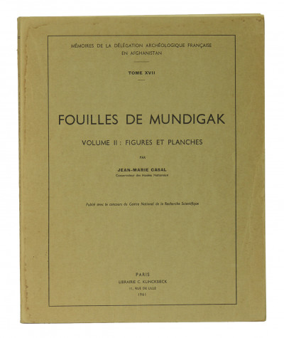Fouilles de Mundigak. Volume I : texte. Volume II : Figures et planches. 
