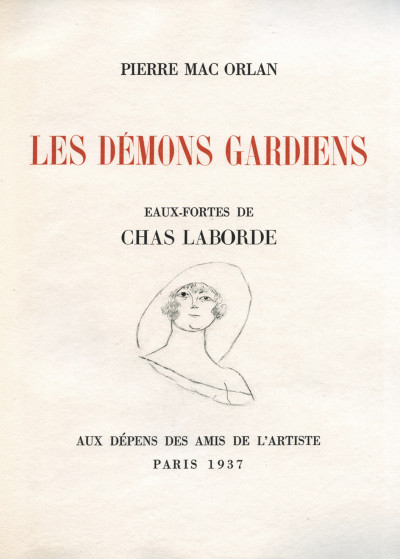 Les Démons gardiens. Eaux-fortes de Chas Laborde. 