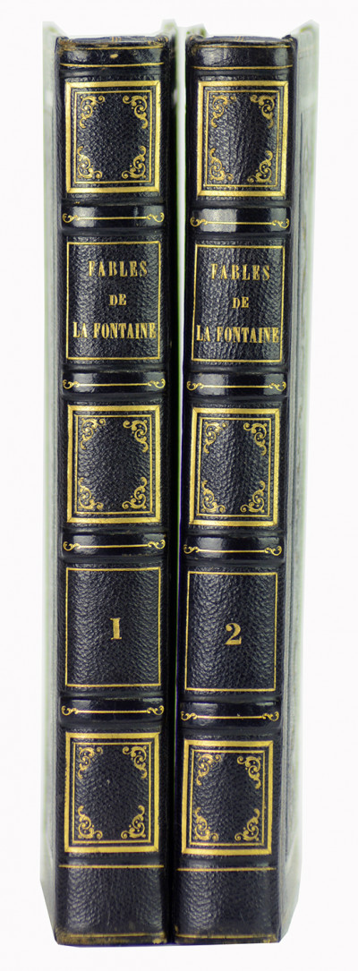 Fables de La Fontaine. Édition illustrée par J.-J. Grandville. Nouvelle édition. 