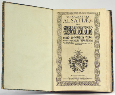 Topographia Alsatiae, etc, das ist Beschreibung und eygentliche Abbildung der vornehmbsten Stätt und Oerther im Obern und Untern Elsaß, auch den benachbarten Sundgoew, Brisgoew, Graffschafft Muempelgart, und anderen Gegenden. An Tag gegeben und verlegt durch Matthaeum Merianum. 