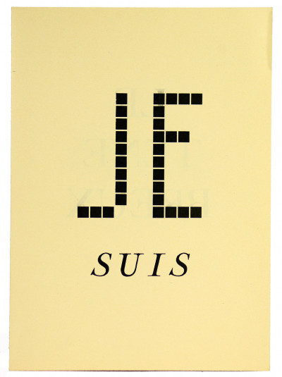 El desdichado. Interprétation typographique par Guy Lévis-Mano. 