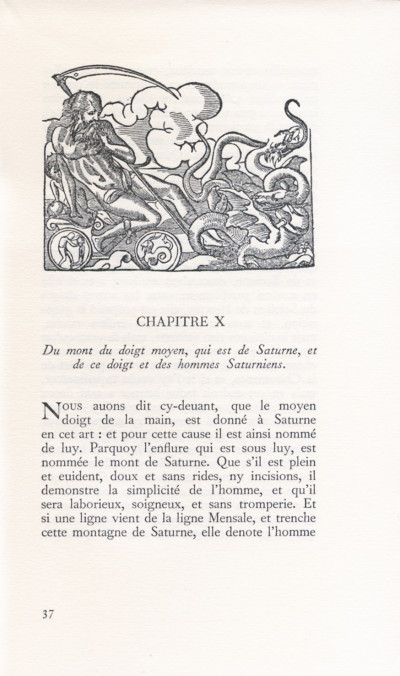 De la chiromancie, par Jean d'Indagine, enrichie de figures. 