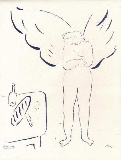 Le dur désir de durer. Illustré par Marc Chagall. 