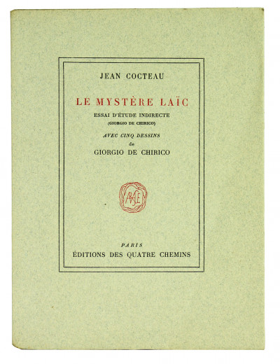 Le mystère laïc (Giorgio de Chirico). Avec cinq dessins de Giorgio de Chirico. 