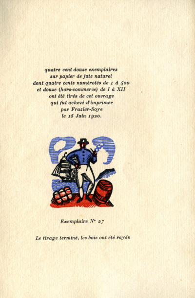 Chansons madécasses, traduites en français par Évariste Parny. Avec trente vignettes gravées sur bois, en couleurs, par J. E. Laboureur. 